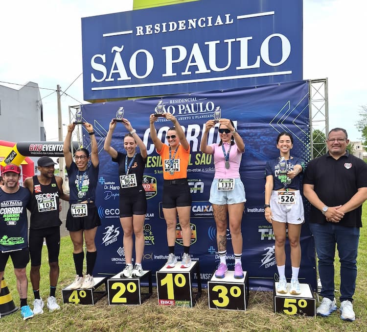 Presidente da Federação Paulista de Atletismo participa da 1ª Corrida Residencial São Paulo, em Dracena