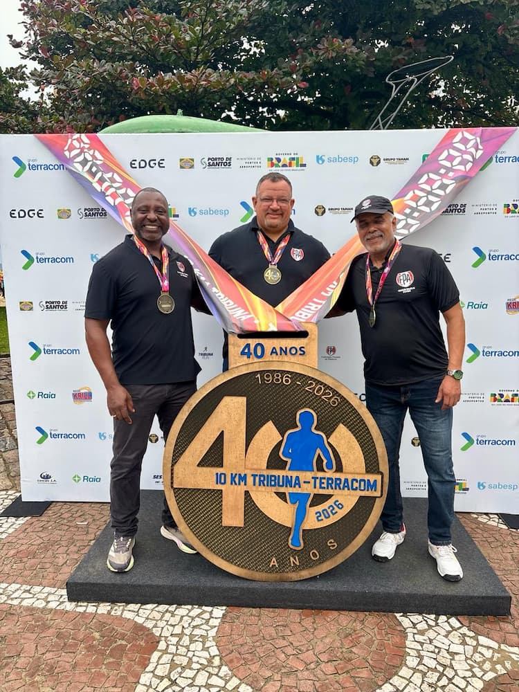 Diretoria da FPA prestigia os 40 anos da 10 Km Tribuna