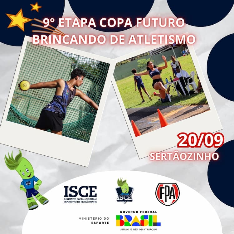 Copa Futuro e Brincando de Atletismo chegam a Sertãozinho