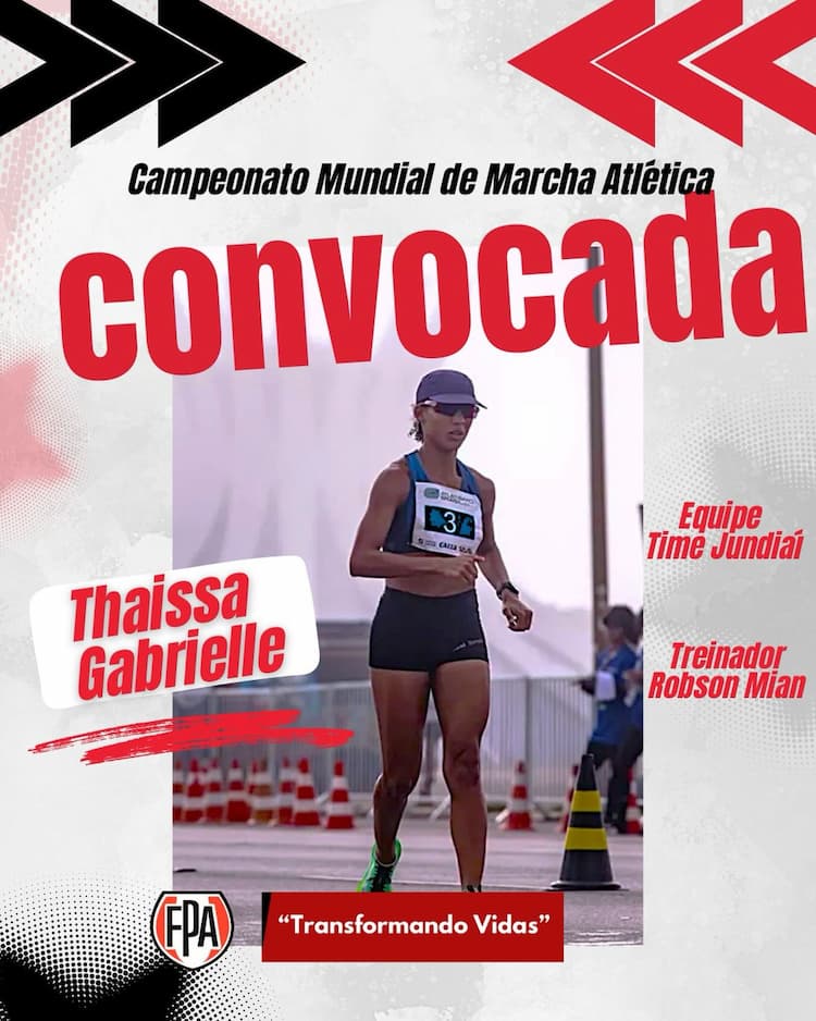 Atleta de Jundiaí é convocada para o Mundial de Marcha Atlética de Brasília