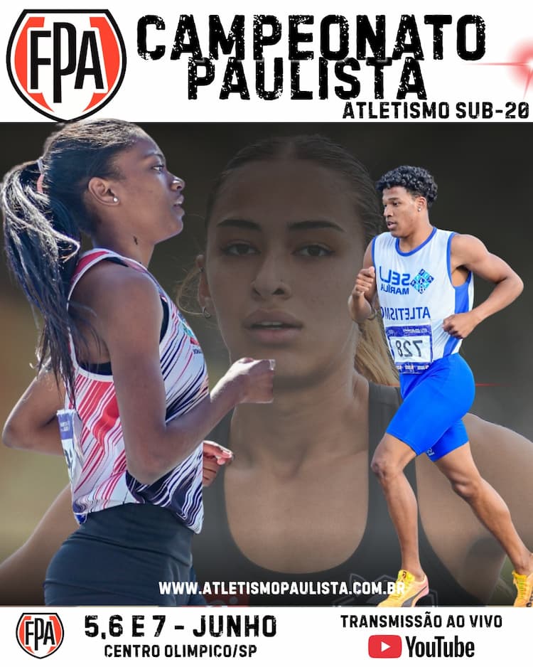 Campeonato Paulista de Atletismo Sub-20 reúne os  principais talentos da nova geração em São Paulo