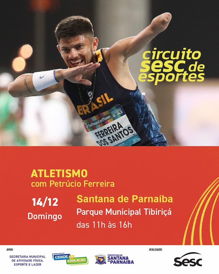 Circuito Sesc de Esportes está chegando a Santana de Parnaíba!