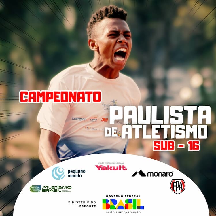 Campeonato Paulista de Atletismo Sub-16 fecha: nova geração fecha o mês em Bragança Paulista