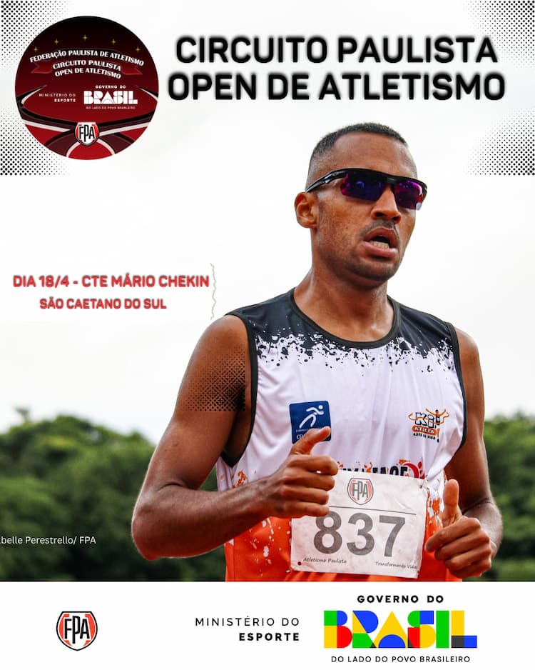 Circuito Paulista Open de Atletismo tem  terceira etapa no ABCD