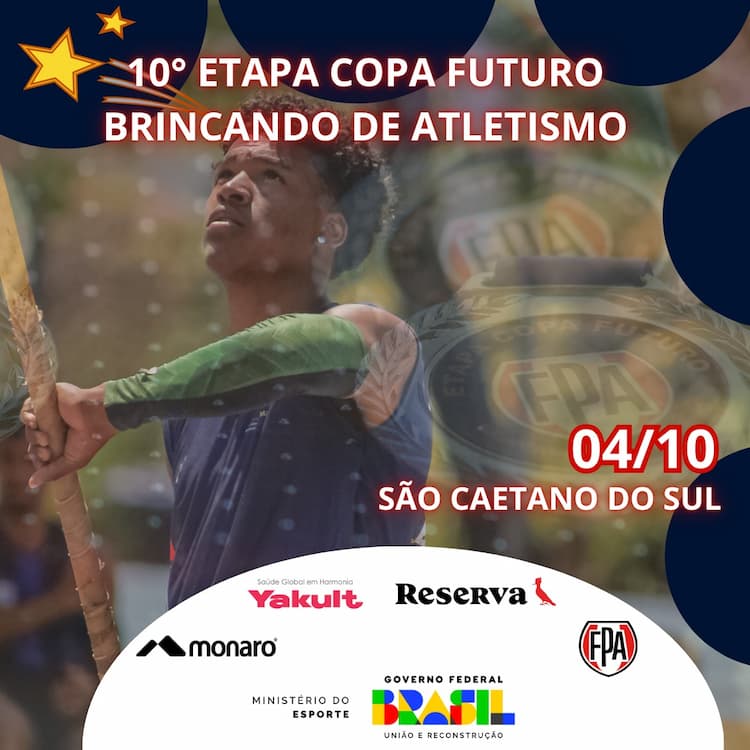 10ª Copa Futuro e Brincando de  Atletismo desembarcam no ABCD