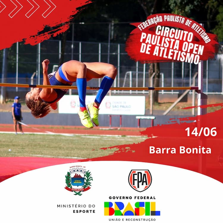 Circuito Paulista Open de Atletismo  tem sexta etapa em Barra Bonita