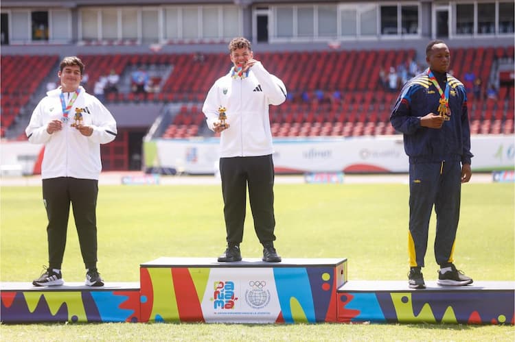  Pyetro Souza confirma grande momento e vence o arremesso  do peso dos Jogos Sul-Americanos da Juventude 2026